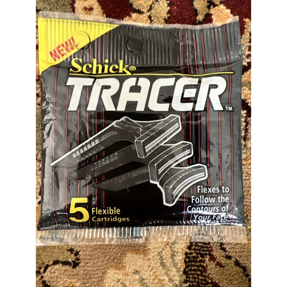 Schick Tracer 5 Cartridges (Made in Hing Kong) 1990